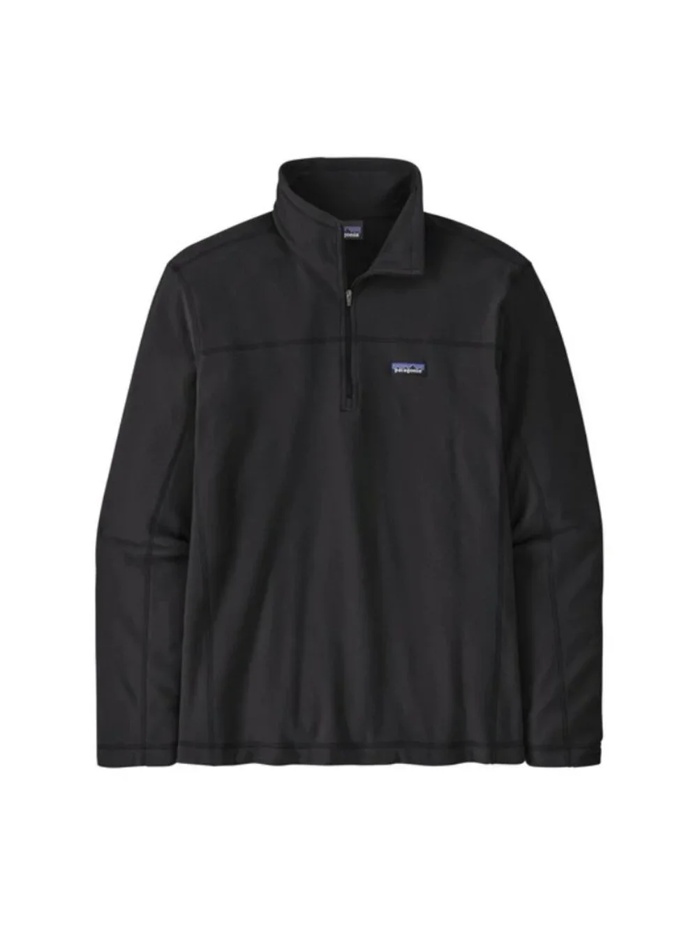 Patagonia Black Pullover Jacket Size Large Quarter-Zip Fleece Accenture Logo
